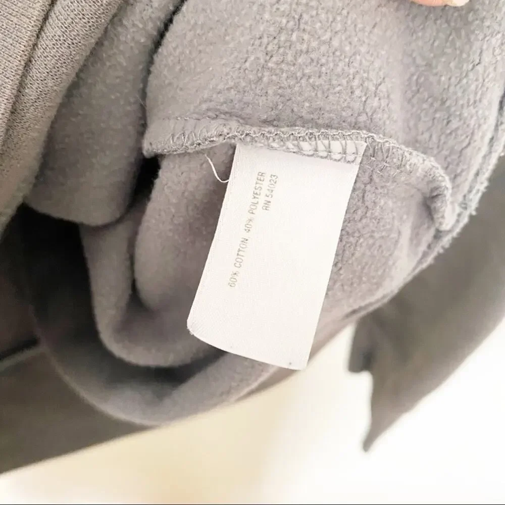 Old navy gray orange hoddie sweatshirt L (10-12)